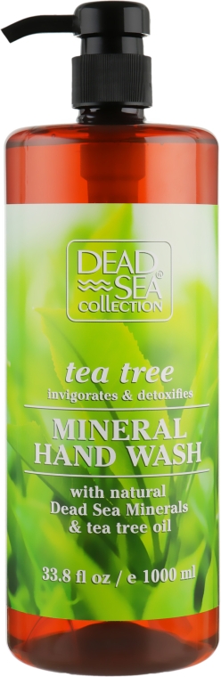 Рідке мило з мінералами Мертвого моря і олією чайного дерева - Dead Sea Collection Tea Tree Hand Wash