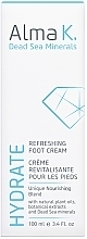 Освежающий крем для ног - Alma K. Hydrate Refreshing Foot Cream  — фото N2
