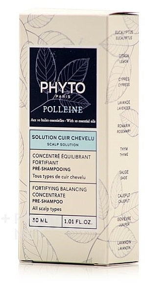 Укрепляющий концентрат для волос - Phyto Polleine Scalp Solution Fortifying Balancing Concentrate — фото N1