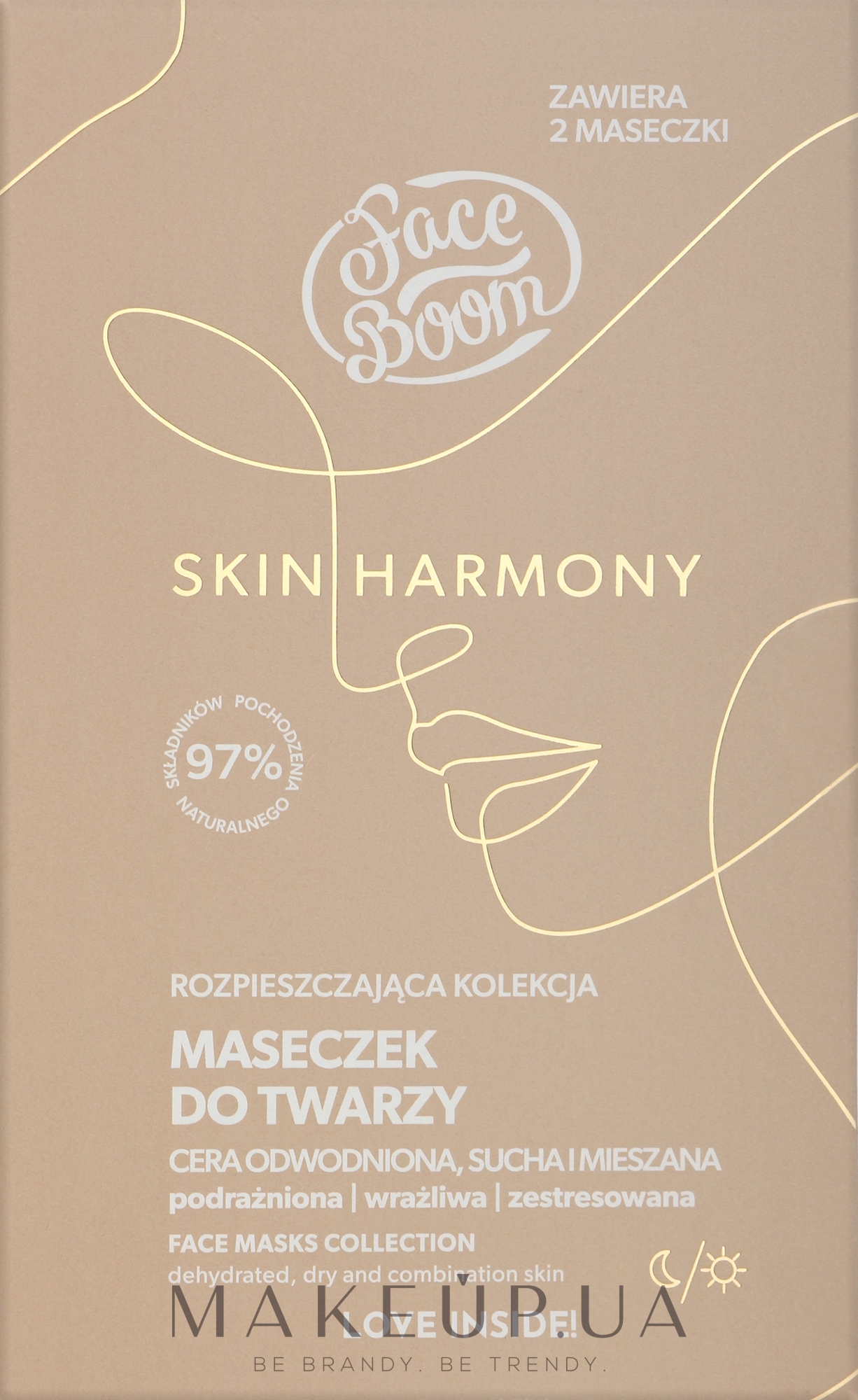 Маска для обличчя - BodyBoom FaceBoom Skin Harmony Face Masks Collection — фото 2x5g