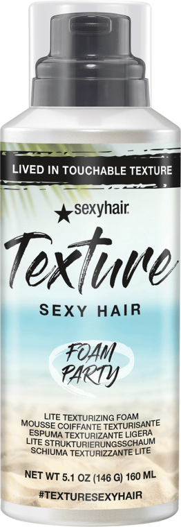 Текстурирующая пена для волос - SexyHair Foam Party Lite Texturizing Foam — фото N1