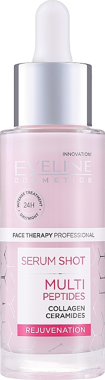 Сироватка для обличчя - Eveline Face Therapy Proffesional Serum Shot Multi Peptydy — фото N1