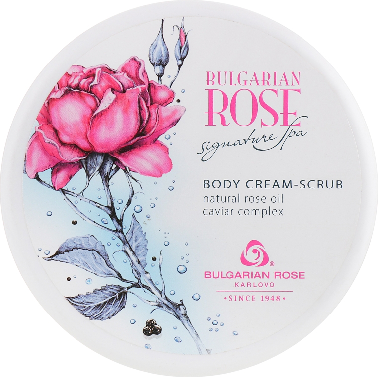 Крем-скраб для тела - Bulgarian Rose Signature Spa Body Cream-Scrub — фото N1