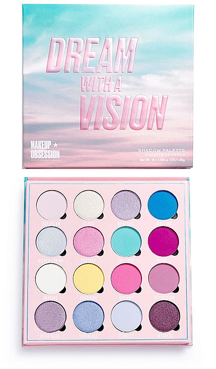 Палетка теней для век - Makeup Obsession Dream With Vision Eyeshadow Palette