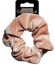 Резинка для волос, 417672, коричневая - Glamour — фото N1