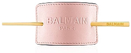 Духи, Парфюмерия, косметика Заколка для волос - Balmain Paris Hair Couture Pastel Pink Embossed Hair Barrette SS20