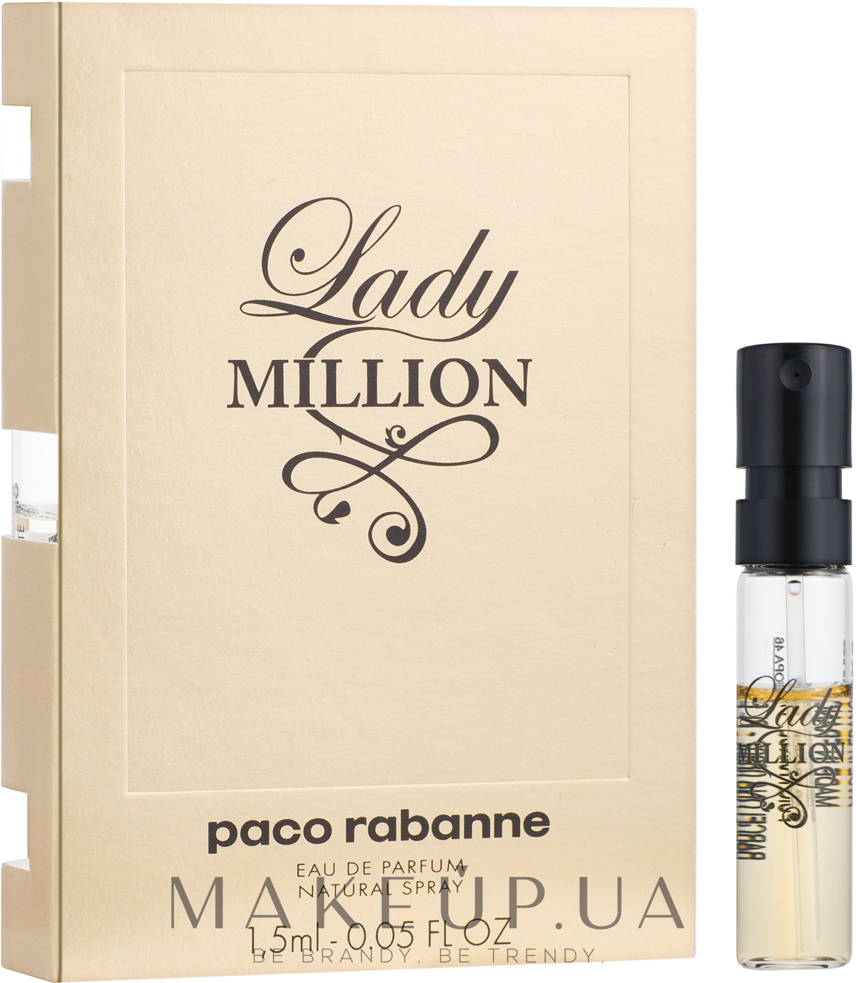 Paco Rabanne Lady Million - Парфюмированная вода (пробник): купить по  лучшей цене в Украине | Makeup.ua