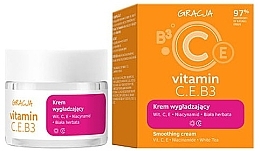 Розгладжувальний крем для обличчя - Gracja Vitamin C.E.B3 Cream — фото N2