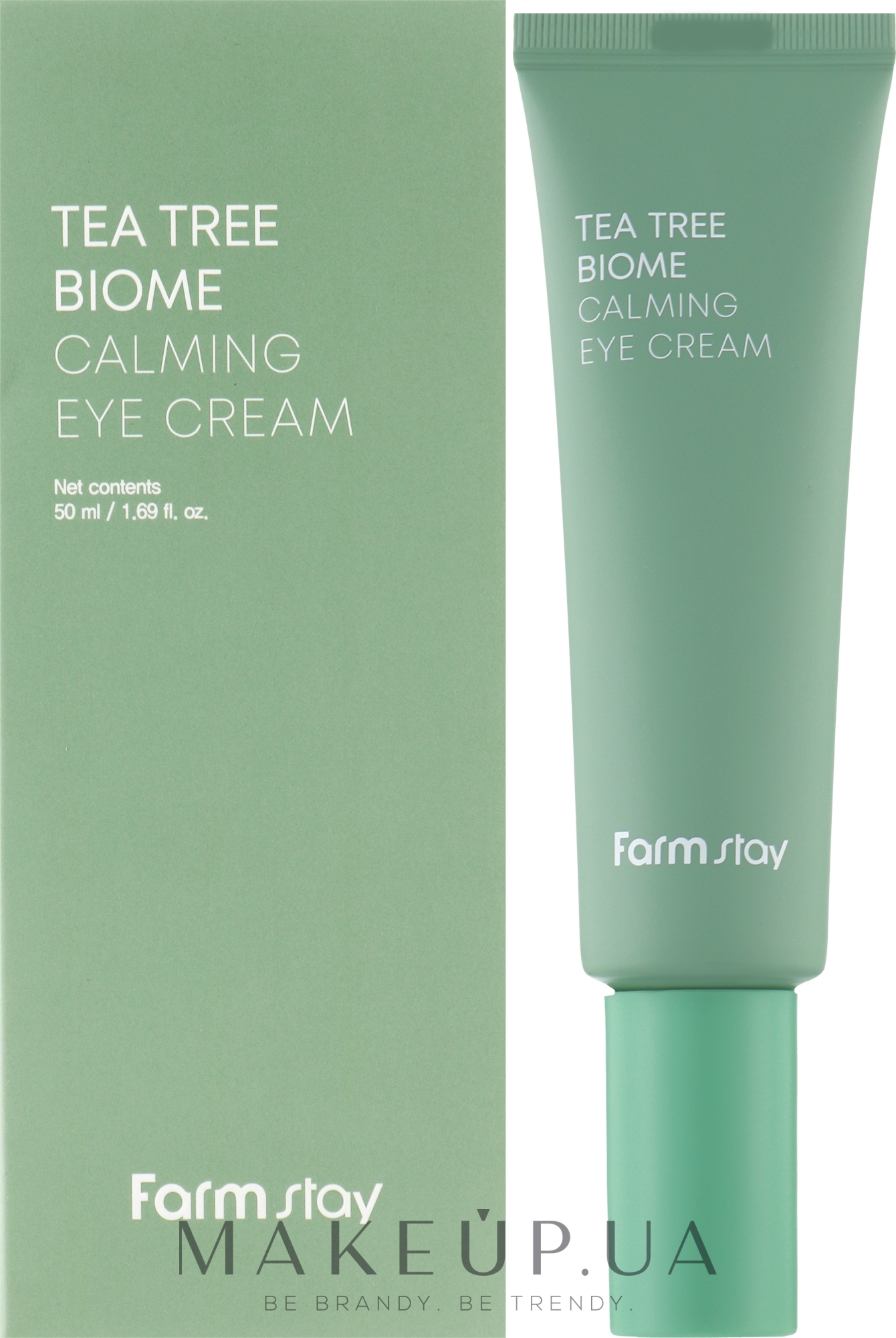 Заспокійливий крем для шкіри навколо очей із зеленим чаєм - FarmStay Tea Tree Biome Calming Eye Cream — фото 50ml