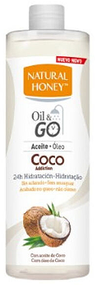 Олія для душу з кокосовим маслом - Natural Honey Oil & Go Coconut — фото N1