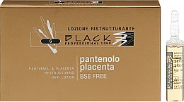 Лосьон для восстановления волос с пантенолом и плацентой - Black Professional Line Panthenol & Placenta Restructuring Hair Lotion — фото N1