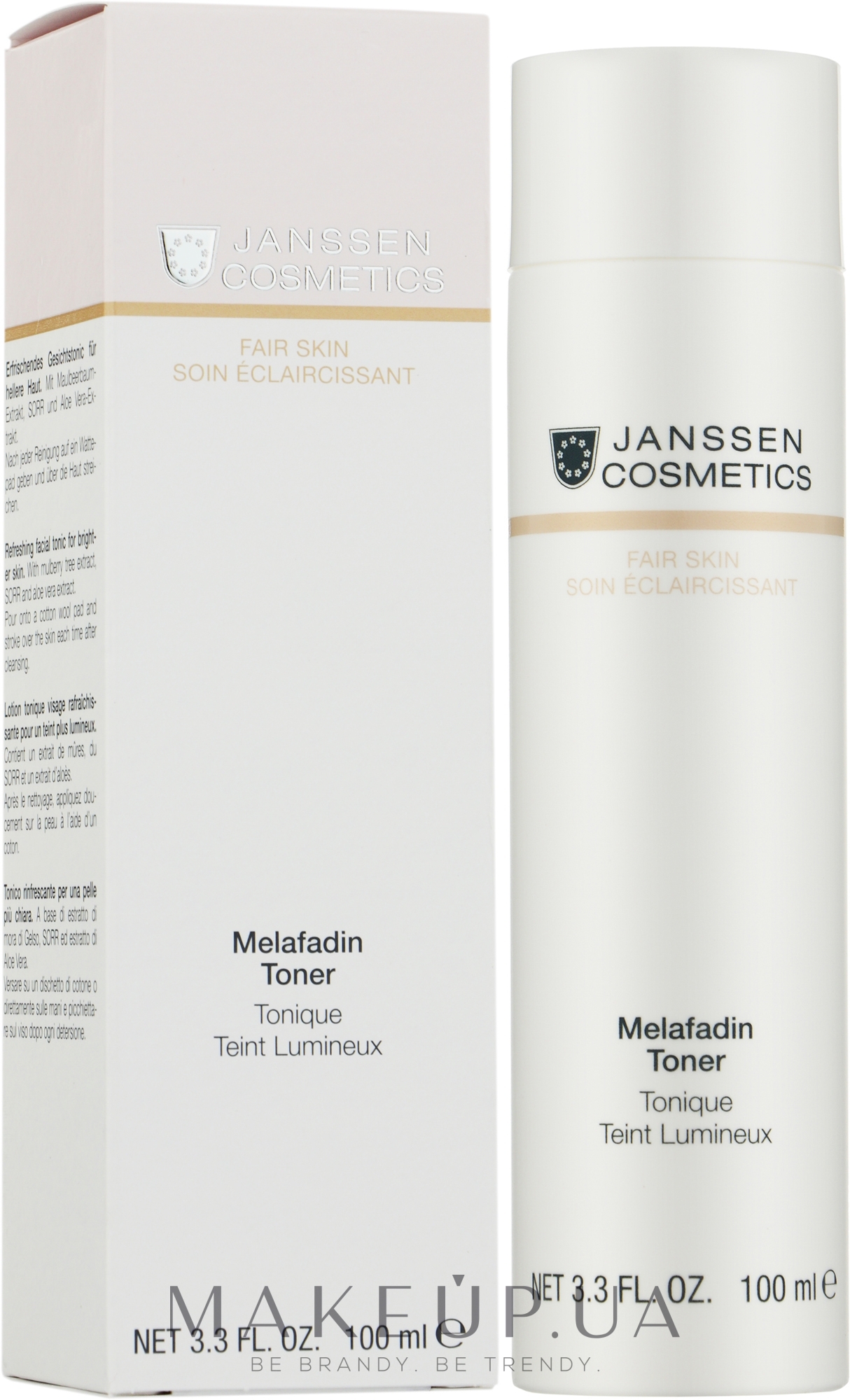 Осветляющий тоник - Janssen Cosmetics Melafadin Toner — фото 100ml