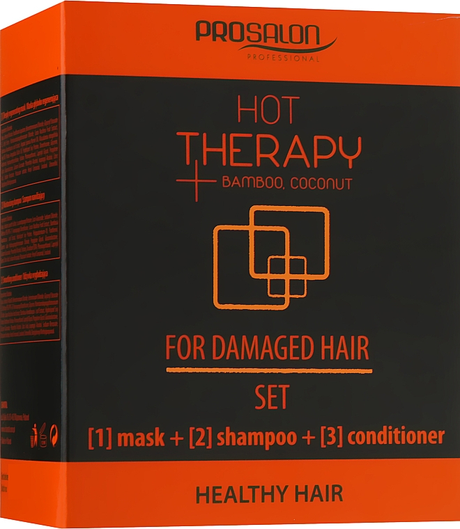 Набір - Prosalon Hot Therapy (mask/50ml + shm/50ml + cond/50ml)