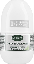 Парфумерія, косметика Кульковий дезодорант для чоловіків - Kalliston Deo Roll-On for Men Donkey Milk & Aloe Vera
