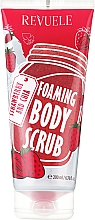 Пенящийся скраб для тела "Клубника и семена чиа" - Revuele Foaming Body Scrub Strawberry and Chia — фото N1