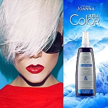 Спрей-ополіскувач для освітленого і сивого волосся, блакитний - Joanna Ultra Color System — фото N6