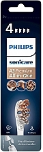 Насадки для зубной щетки, 4 шт. - Philips Sonicare A3 Premium All In One HX9094/10 — фото N1