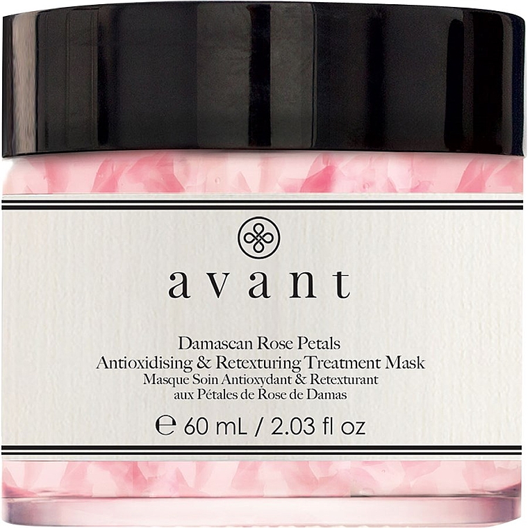 Антиоксидантна й відновлювальна маска з пелюстками дамаської троянди - Avant Damascan Rose Petals Antioxidising & Retexturing Treatment Mask — фото N1