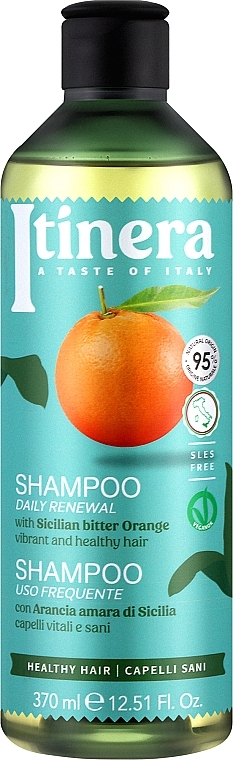 Шампунь для щоденного використання з сицилійським апельсином - Itinera Sicilian Bitter Orange Shampoo — фото N1