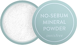 Бесцветная матирующая рассыпчатая пудра - Innisfree No Sebum Mineral Powder — фото N1
