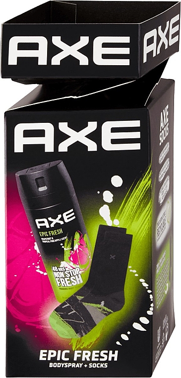 Набір - Axe Epic Fresh (deo/150ml + socks/2pcs) — фото N1