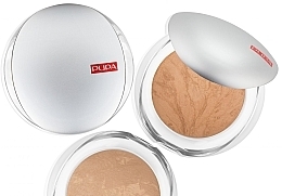 УЦЕНКА Пудра для лица компактная запеченная - Pupa Luminys Silky Baked Face Powder * — фото N4