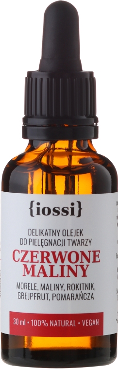 Ніжна олія для догляду за обличчям "Червона малина" - Iossi Oil For Face — фото N2
