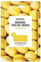 Парфумерія, косметика Тканинна маска з екстрактом манго - Mooyam Mango Facial Mask