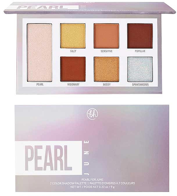 Палетка тіней для повік "Перли" - BH Cosmetics Pearl June Eyeshadow Palette — фото N1