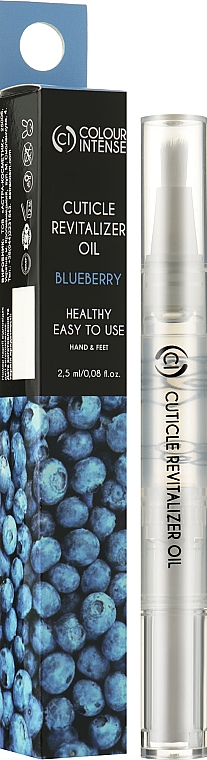 Відновлювальна олія для кутикули "Чорниця" - Colour Intense Cuticle Revitalizer Oil Blueberry — фото N1