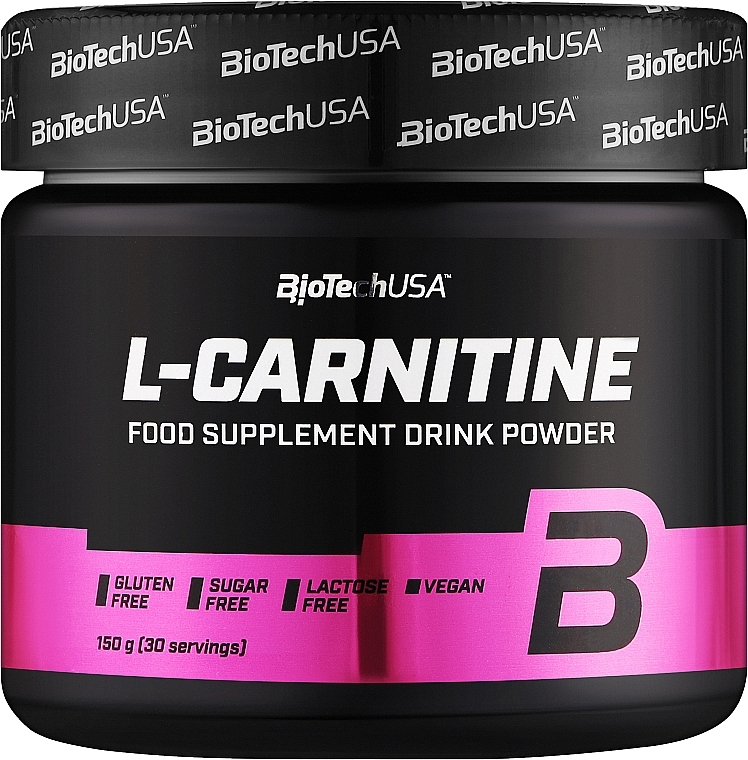 Аминокислота "L-карнитин", со вкусом лимонного чая - BioTechUSA L-Carnitine Drink Powder — фото N1