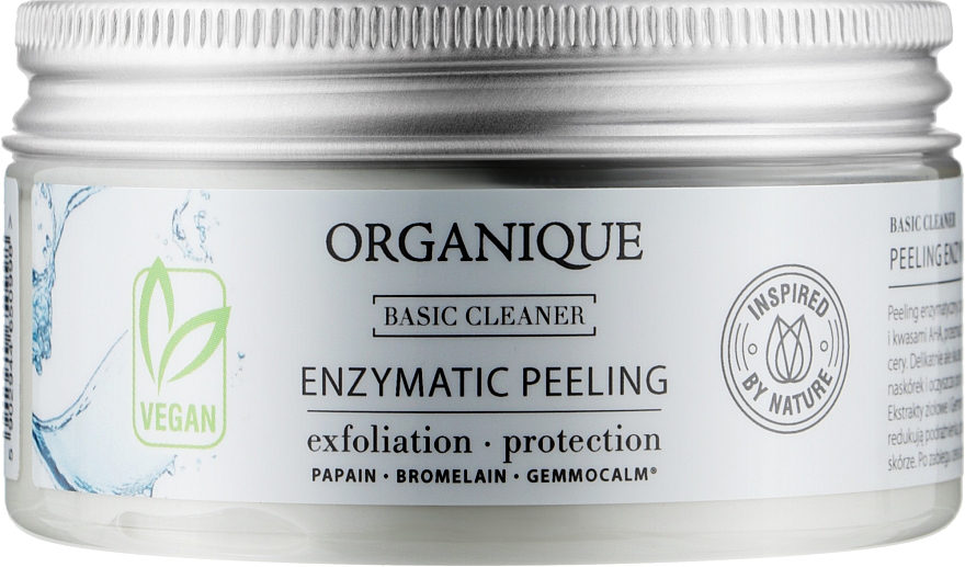 Ензимний пілінг з лікарськими травами - Organique Basic Enzymatic Cleaner Peeling