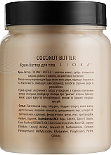 Крем-батер для тіла "Кокосове масло" - Liora Cream Butter — фото N2