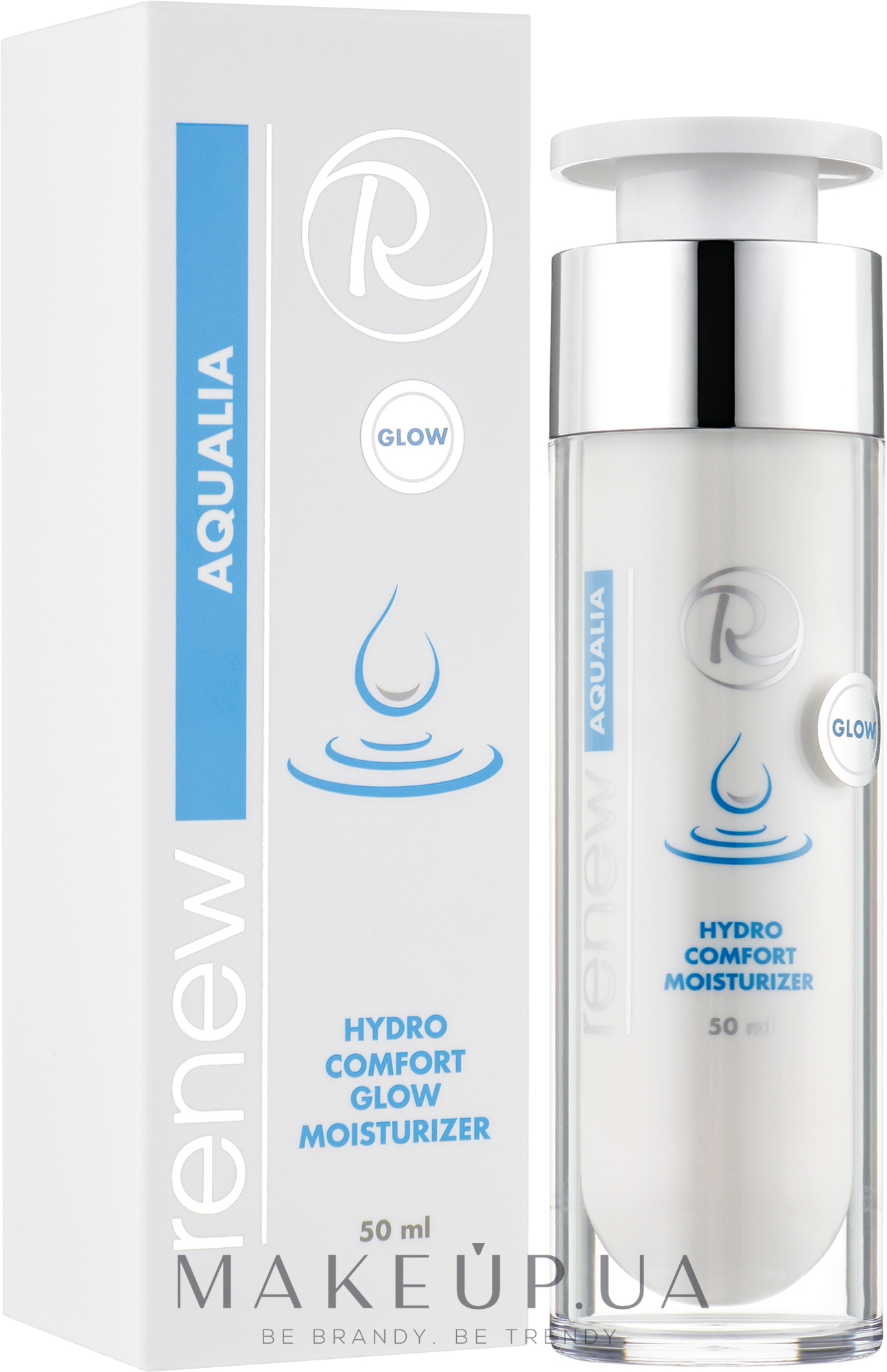 Увлажняющий крем для лица с иллюминирующим эффектом - Renew Aqualia Hydro Comfort Glow Moisturizer — фото 50ml
