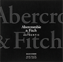 Парфумерія, косметика Abercrombie & Fitch Authentic Men - Набір (edt/50ml + sh/gel/200ml)