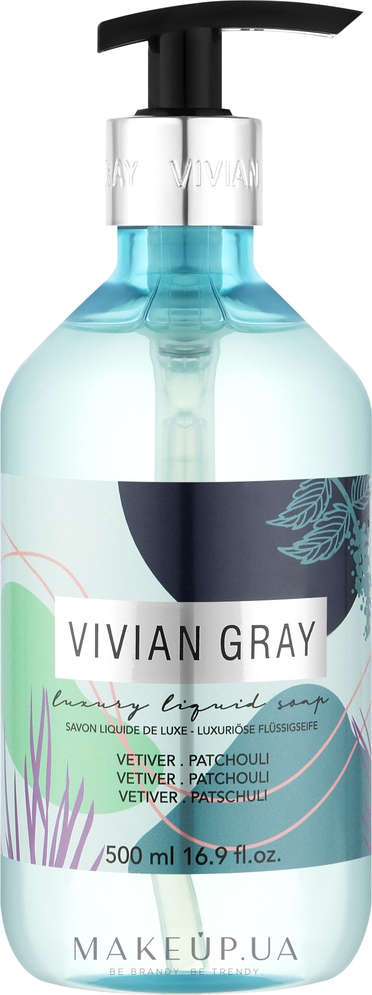 Мыло для рук - Vivian Gray Luxury Liquid Soap Vetiver & Patchouli — фото 500ml