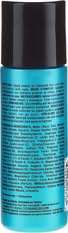 Зволожуючий кондиціонер для волосся з соєвою, кокосовою і аргановою олією - SexyHair HealthySexyHair Soy Moisturizing Conditioner — фото N2