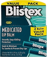 Защитный бальзам-стик для губ - Blistex Medicated Lip Balm SPF 15 — фото N1