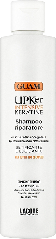 Відновлювальний шампунь для волосся з кератином - Guam UPKer Intensive Keratine Shampoo — фото N1