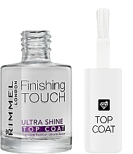 Закрепитель лака - Rimmel Finishing Touch Ultra Shine Top Coat — фото N2