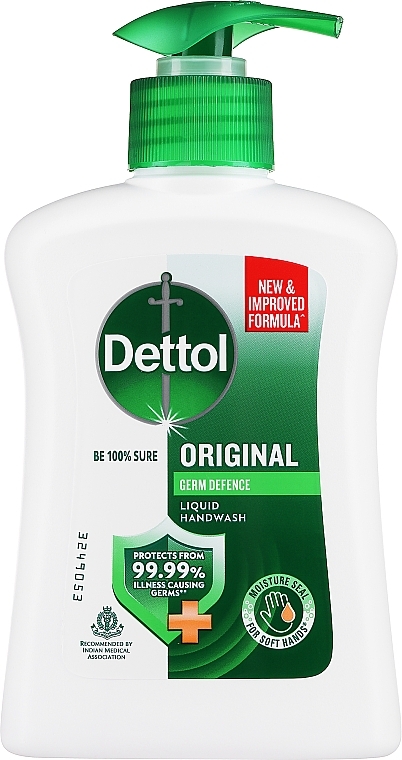 Жидкое мыло с антибактериальным эффектом, 200 мл - Dettol Original