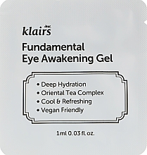 Духи, Парфюмерия, косметика Гель для век против отеков - Klairs Fundamental Eye Awakening Gel (пробник)