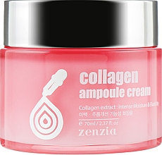 Крем для обличчя з колагеном - Zenzia Collagen Ampoule Cream — фото N2