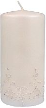 Духи, Парфюмерия, косметика Декоративная свеча "Тиффани", 7x14 см, белая - Artman Tiffany Candle