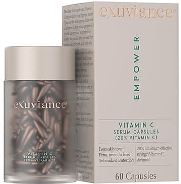 Капсули сироватки з вітаміном С 20 % для обличчя - Exuviance AF Vitamin C20 Serum Capsules — фото N1
