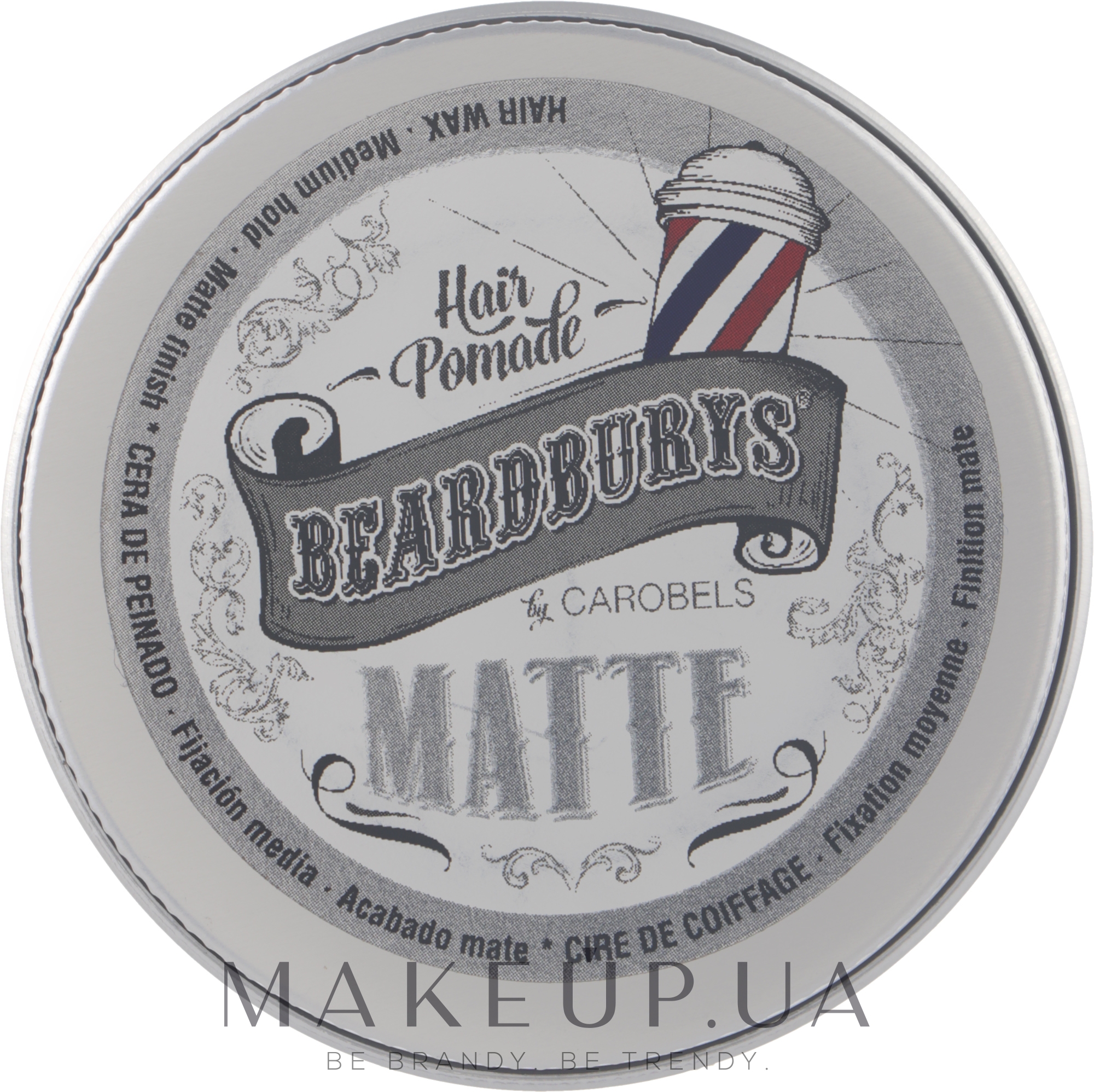 Помада для волосся з матовим ефектом - Beardburys Matte Wax — фото 30ml