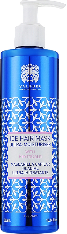 Маска ультраувлажняющая для волос - Valquer Ice Hair Mask Ultra-Moisturiser — фото N1