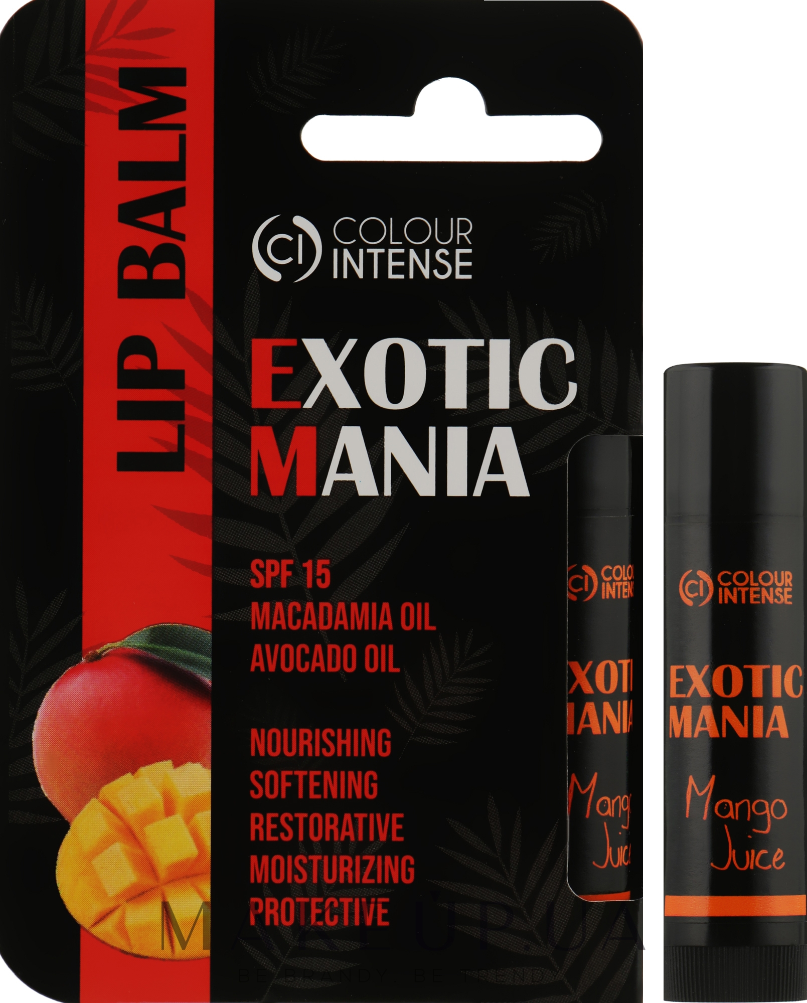 Бальзам для губ "Exotic Mania" з ароматом манго