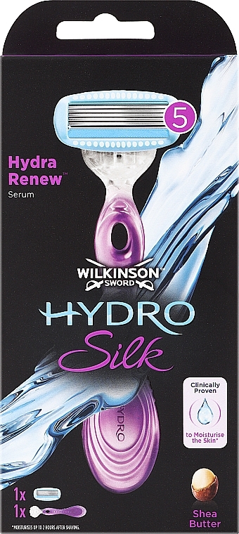 Станок + 1 сменный картридж - Wilkinson Sword Hydro Silk