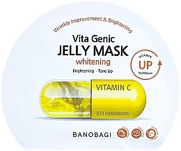 Парфумерія, косметика Освітлювальна тканинна маска для обличчя - BanoBagi Vita Genic Jelly Mask Whitening